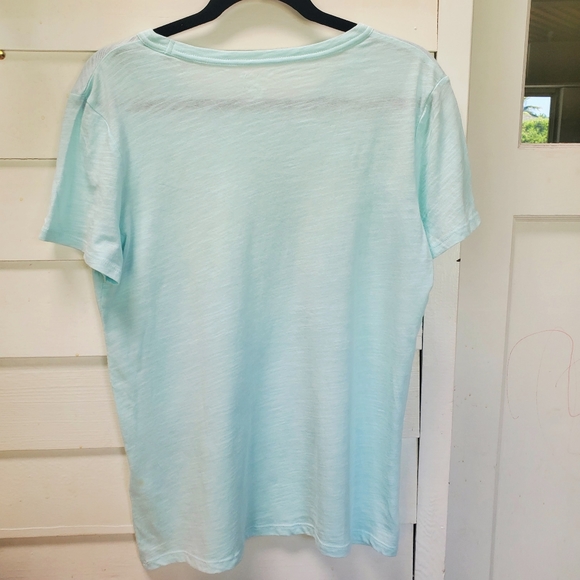 Banana Republic tee, Size: M Color: Light teal - Picture 2 of 2